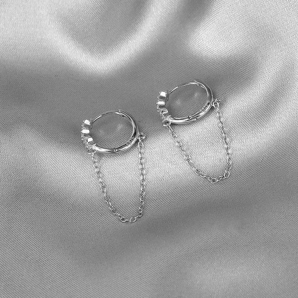 one pair solid sterling silver vermeil huggies earrings, CZ pave hoop earrings, minimalist huggie earrings, cartilage earrings YCZ218